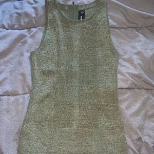 New York and Company Metallic Tank